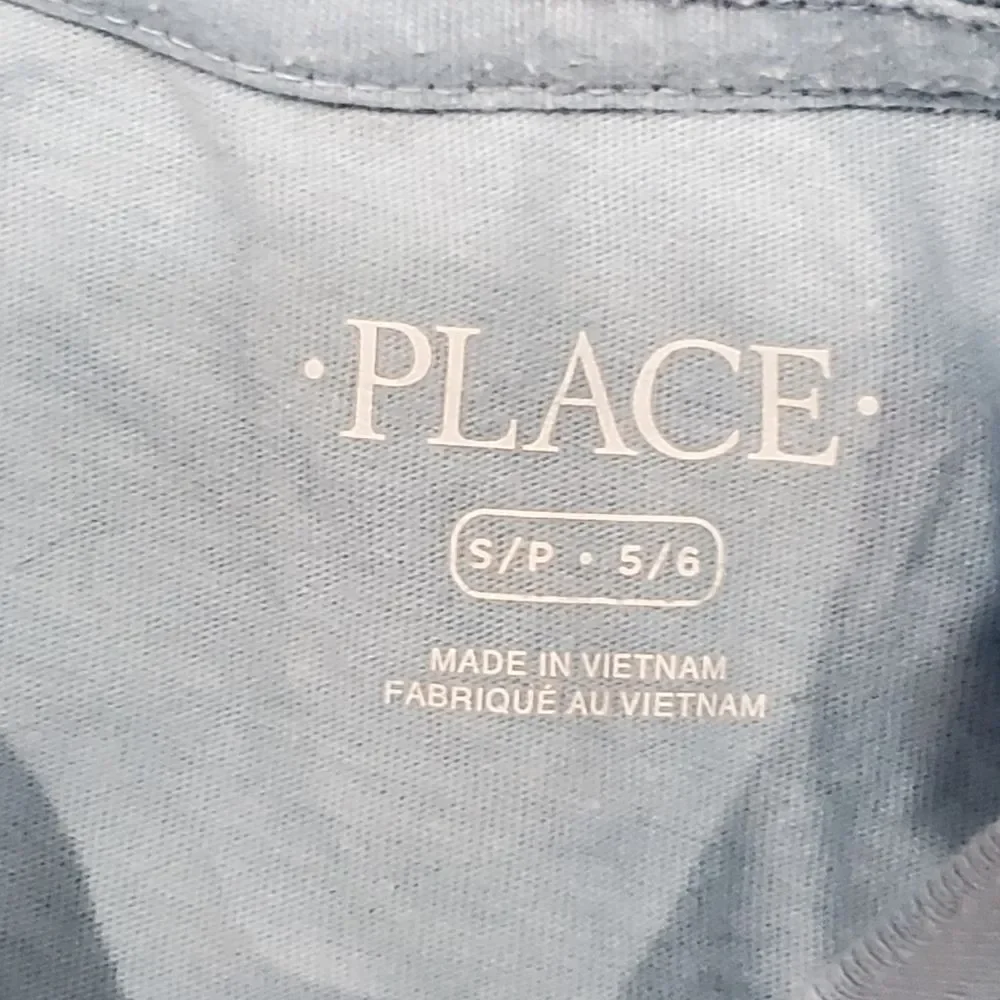 Justice blue tee